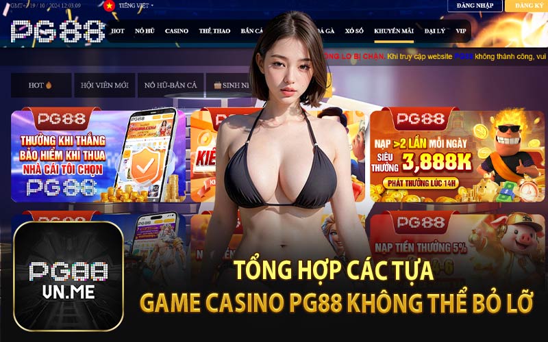 Tổng Hợp Các Tựa Game Casino PG88 Không Thể Bỏ Lỡ