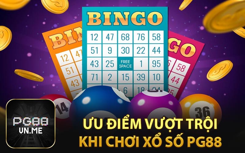 Ưu điểm vượt trội khi chơi xổ số PG88